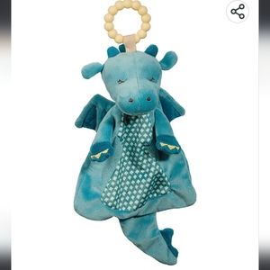Douglas Baby Lovey Teether Blue Sleeping Dragon 12” Soft Security Plush Animal